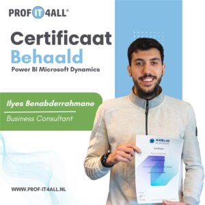 Certificaat Power BI Microsoft Dynamics